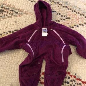 The North Face fleece bunting 3-6 months